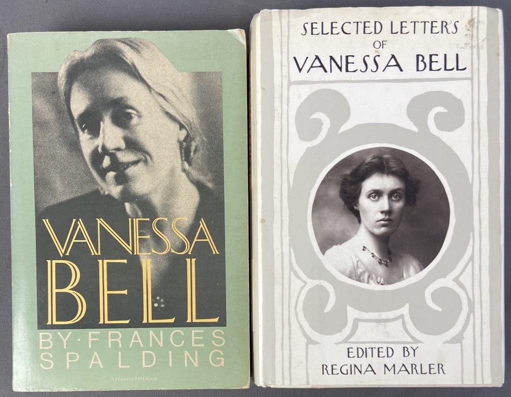 Two Books on the Artist Vanessa Bell Selected Letters of Vanessa Bell edited by Regina Marler.: Selected Letters of Vanessa Bell edited by Regina Marler. Published by Pantheon Books 1993 first edition. Vanessa Bell by Frances Spalding, published by Harcourt Brace Jovanovich, 1985.