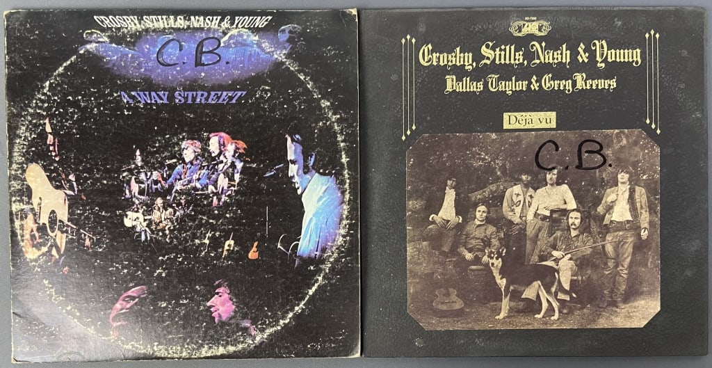 Crosby Stills Nash & Young Vinyl LPs Set of Two 4 Way Street, Atlantic Records SD 2-902, 1971. Two (1 of 6)