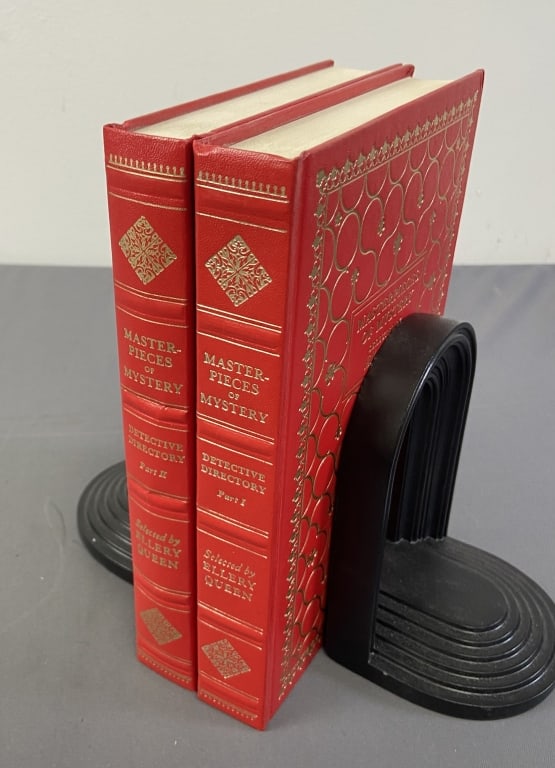 Masterpieces of Mystery Ellery Queen Books Detective Directory One and Two from the series (1 of 9)