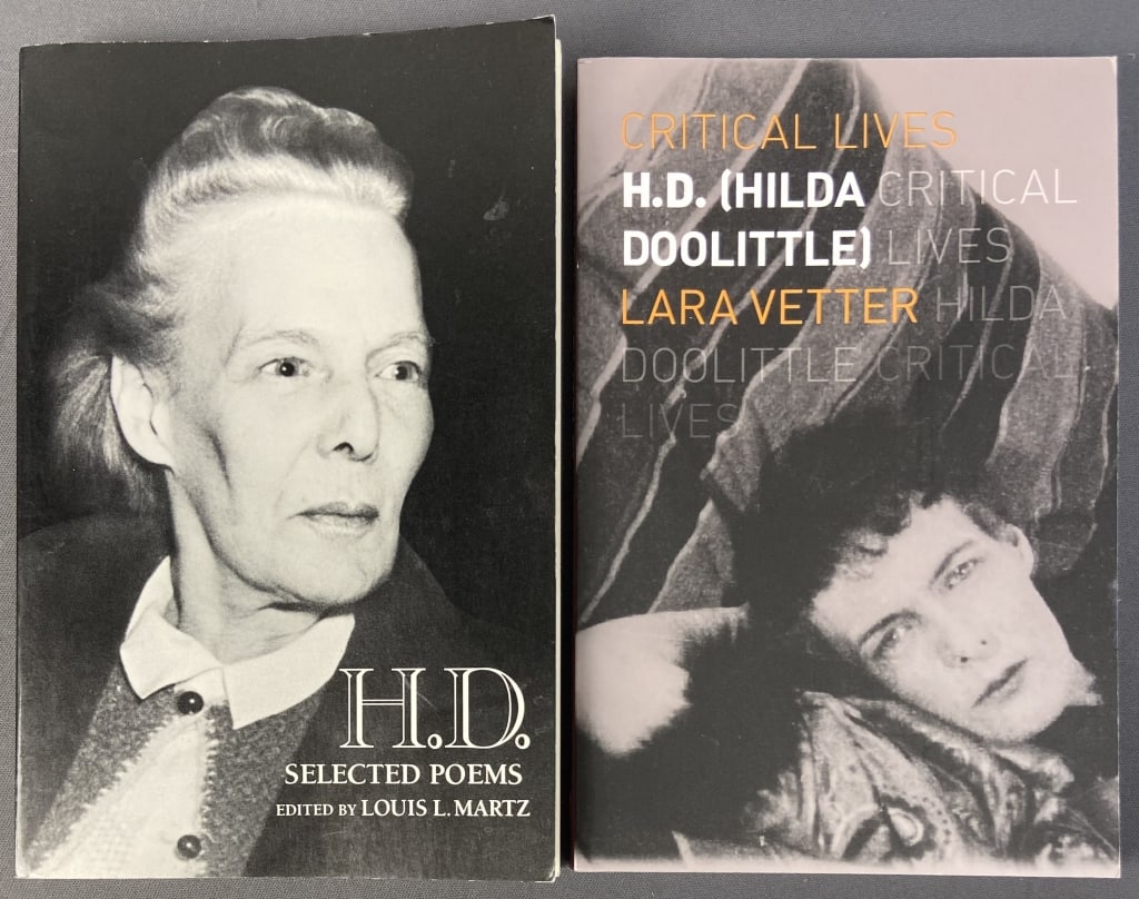 HD Hilda Doolittle Books Set of Two Critical Lives HD (Hilda Doolittle) by Lara Vetter. Published by: Critical Lives HD (Hilda Doolittle) by Lara Vetter. Published by Reaktion Books, 2023. Biography of the poet. HD Selected Poems edited by Louis L Martz. Published by New Directions, 1988 fourth printi