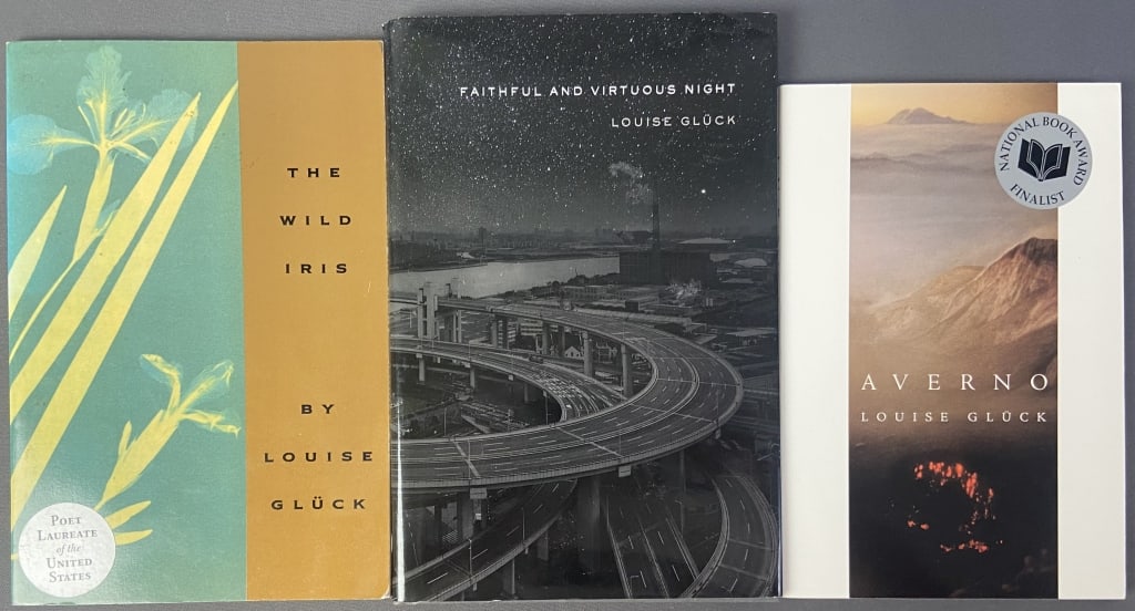 Louise Gluck Poetry Books Set of Three The Wild Iris, published by The Ecco Press, (1 of 10)