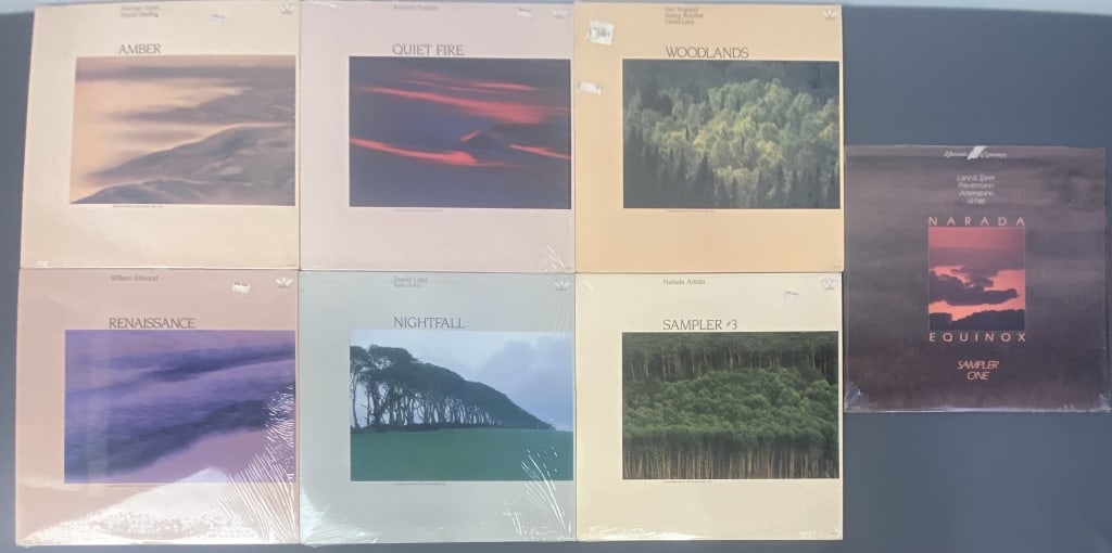 7 Narada Records Vinyl LPs Lanz Elwood Jones Renaissance by William Ellwood N-610151987. (1 of 5)