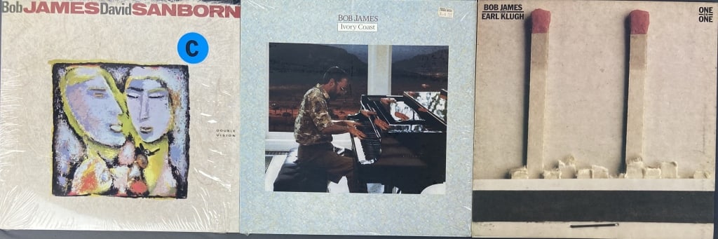 Bob James Vinyl LP Records Set of Three One on One with Earl Klugh, Columbia BL 36241, 1979, (1 of 8)