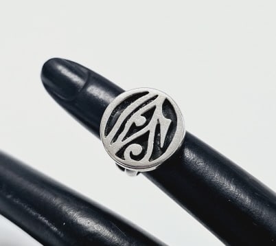 Sterling Silver Egyptian Symbol Of Life Ring Ring weighs 8.2 (1 of 5)