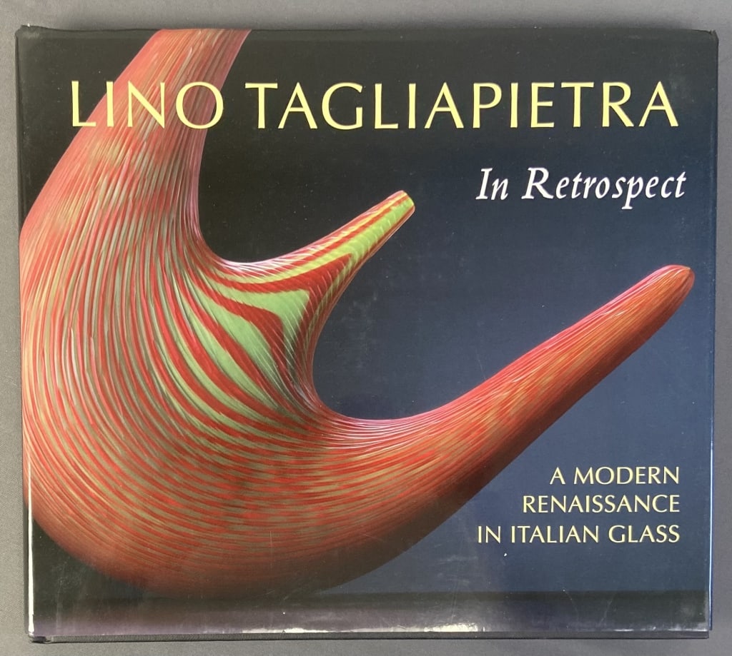 Lino Tagliapietra in Retrospect Art Glass Book Lino Tagliapietra in Retrospect A Modern Renaissance: Lino Tagliapietra in Retrospect A Modern Renaissance in Italian Glass by Susanne K Frantz. Published by University of Washington Press, 2008. Includes DVD of The Time of Lino documentary.