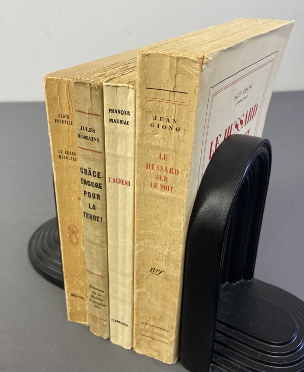 4 French Language Book Romains Mauric Giono Le Grand Meaulnes by Alain-Fournier, published in Paris (1 of 11)