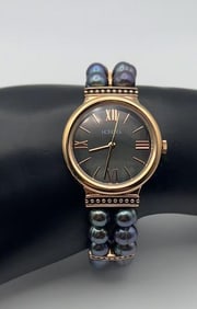 Honora Rose Gold Tone Elastic Band Watch Watch Measures 7" Watch is Not Tested  Stretch Band