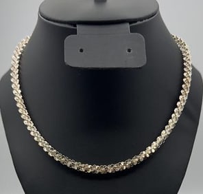 Sterling Silver Chunky Chain Necklace Necklace Measures 23" Necklace Weighs 44.8 Grams
