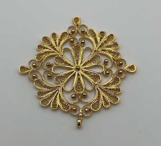 Antonina Varlova 24K Gold Plated Copper Ornament Antonina Varlova 24K Gold Plated Copper Ornament (1 of 5)