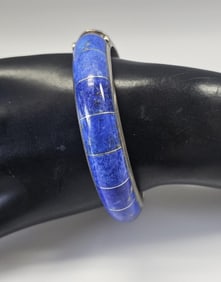 Jay King Sterling Silver Lapis Bracelet Bracelet weighs 71.6 Grams