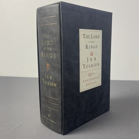 Lord of the Rings 50th Anniversary Edition Lord of the Rings by JRR Tolkien with slipcase. Slipcase