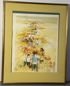 Michel Jouenne Art Print In the Field in Frame Framed art print of In the Field by Michel Jouenne