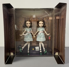 The Shining Grady Twins Monster High Dolls in Box Two dolls representing the Grady Twins from the
