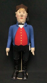 Steiff Replica Peasant Jorg Felt Doll Margarete Steiff Giengen Measures 18"tall No certificate