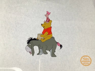 1990 Winnie The Pooh & The Blustery Day Serigraph