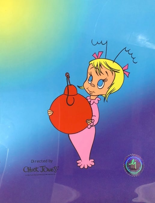 1996 Cindy Lou Who No More Than Two Serigraph Chuck Jones: Chuck Jones #97160.0463 From Linda Jones Enterprises Measures 14"x 11" Unframed