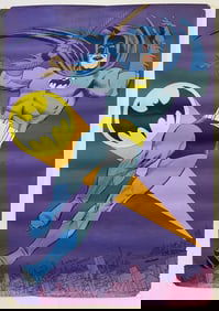 Infantino & Anderson Batman Poster 1970's Batman poster with illustration of the caped crusader by