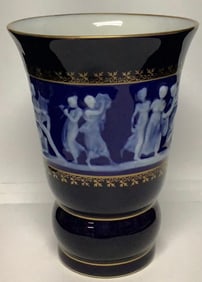 Tharaud Limoge France Porcelain Vase Measures 7" No chips or cracks