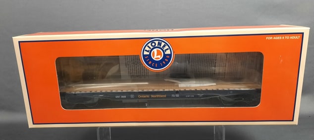 Lionel Ontario Northland Flatcar O Gauge Train Car in Box