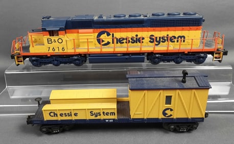 Lionel Chessie System Locomotive MTH Chessie Train Car O Gauge