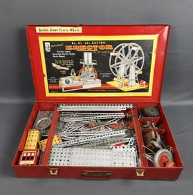 Vintage AC Gilbert Erector Set No 8 1/2 Ferris Wheel