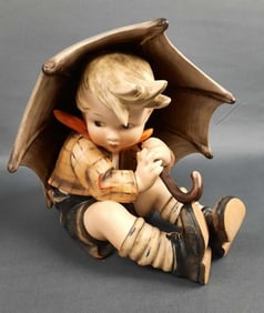 Vintage Rare Goebel Hummel Umbrella Boy Figurine Crazing. Please see images for details regarding