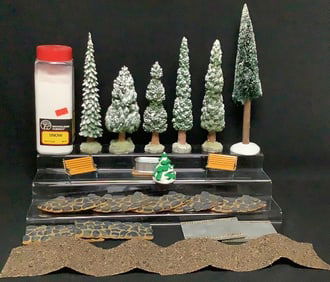 Assorted Dept 56 Village Accessories Please see images for details regarding condition.