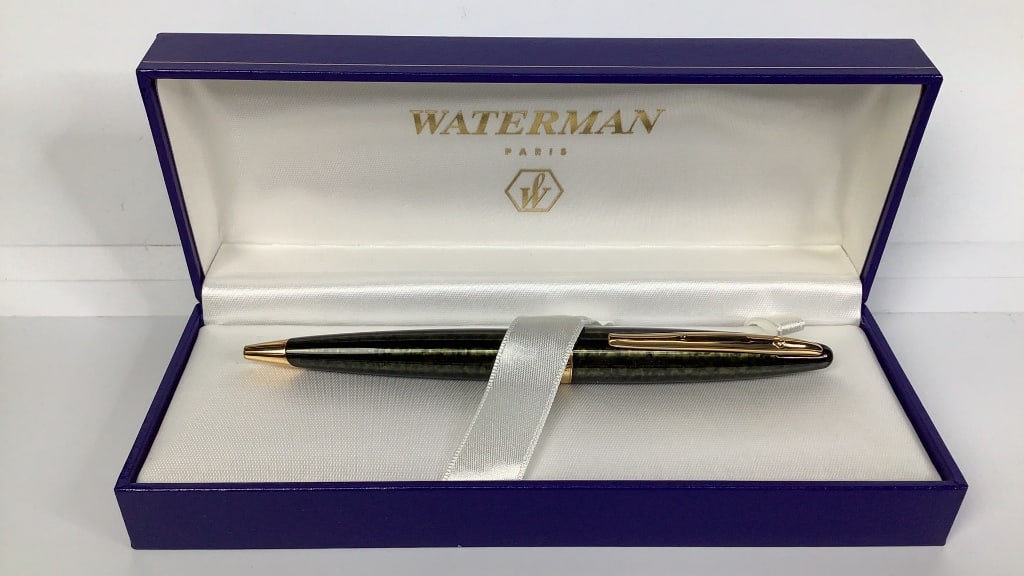 Waterman Paris Carene Sea Green Ball Point Pen & Refill (1 of 5)