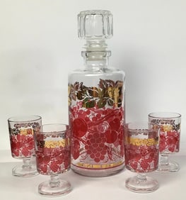Luminarc Verrerie D'Argues Decanter & Cordial Glasses