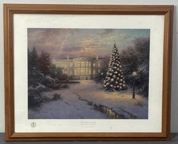 Thomas Kinkade Lights of Liberty Lithograph The Lights of Liberty Season of Lights 1 by Thomas