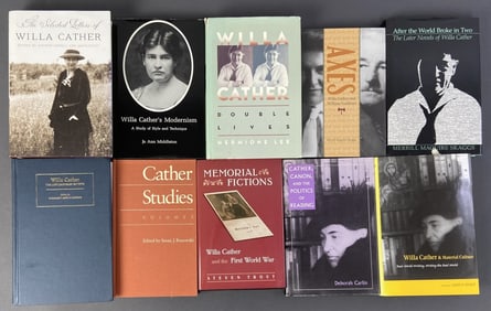 Willa Cather Biography & Criticism Books Set of 10 Cather, Canon, and the Politics of Reading by