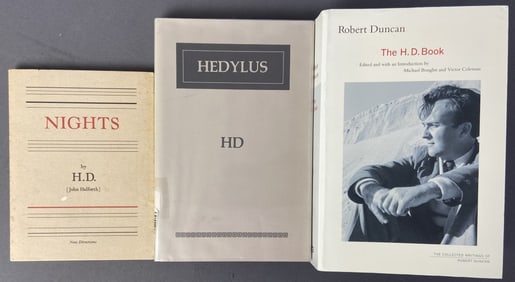 HD Books Hedylus, Nights, The HD Book Hedylus by HD (Hilda Doolittle), published by Black Swan