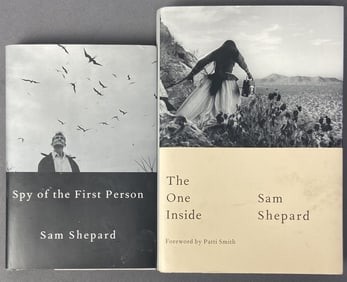 Sam Shepard Books First Edition Set of Two Spy of the First Person, published by Alfred A Knopf,