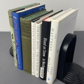 Seven Hardcover Novels Dillard Roberts Nesbo Blood on Snow by Jo Nesbo, published by Alfred A Knopf,