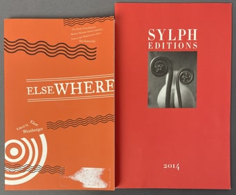 Sylph Editions Catalog & Elsewhere Anthology Elsewhere poetry anthology edited by Eliot Weinberger.
