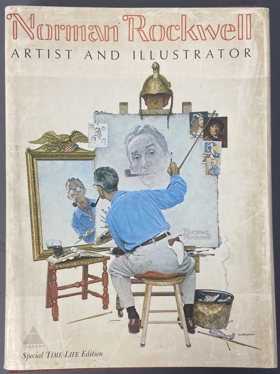 Norman Rockwell Artist and Illustrator Book Very large book of art by Norman Rockwell by Time Life (1 of 7)