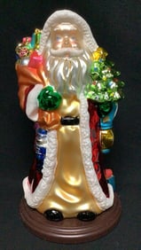 Thomas Pacconi Classics Santa Claus & Box Measures 16" No chips or cracks