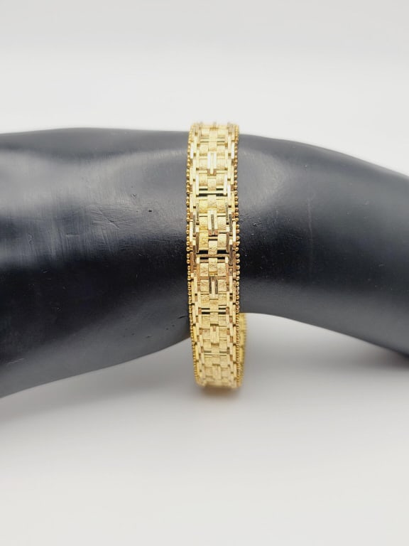 Milor Italy Sterling Silver Bracelet Bracelet Measures 7.5"  Bracelet Weighs 21.5 Grams (1 of 6)