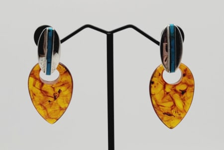 Jay King Sterling Changeable Gemstone Earrings Earrings Weigh 12.7 Grams (1 of 8)