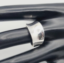Sterling Silver Modernist Ring Ring Weighs 6.6 Grams Size 8.75 (1 of 5)