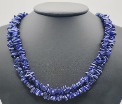 Jay King Sterling Silver Lapis Lazuli Necklace Necklace Measures 20"  Necklace Weighs 70.1 Grams (1 of 5)