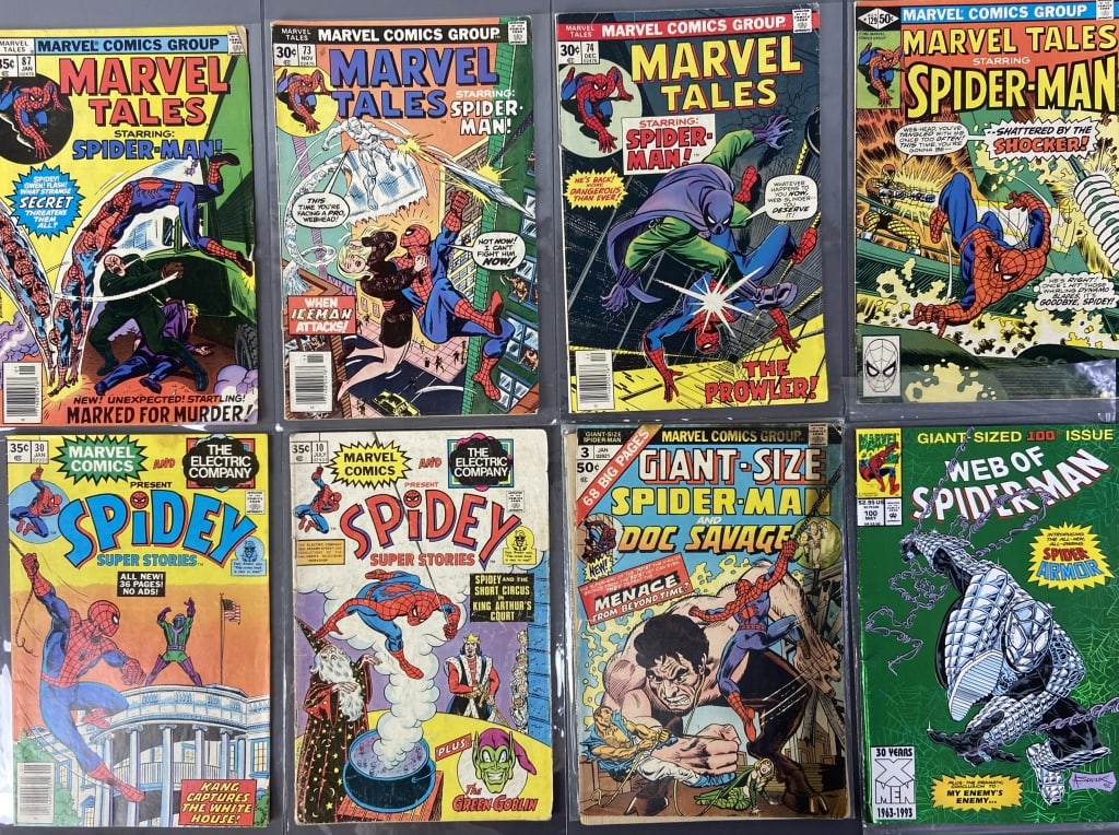 Spider-Man Marvel Tales & Spidey Comic Books Web of Spider-Man May 1993, No. 100 Giant Sized Issue. (1 of 18)