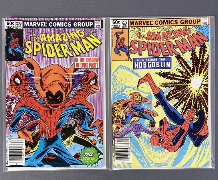 Amazing Spider-Man 238 & 239 Comic Books Amazing Spider-Man #238 March 1983, missing Tattooz, comes (1 of 8)