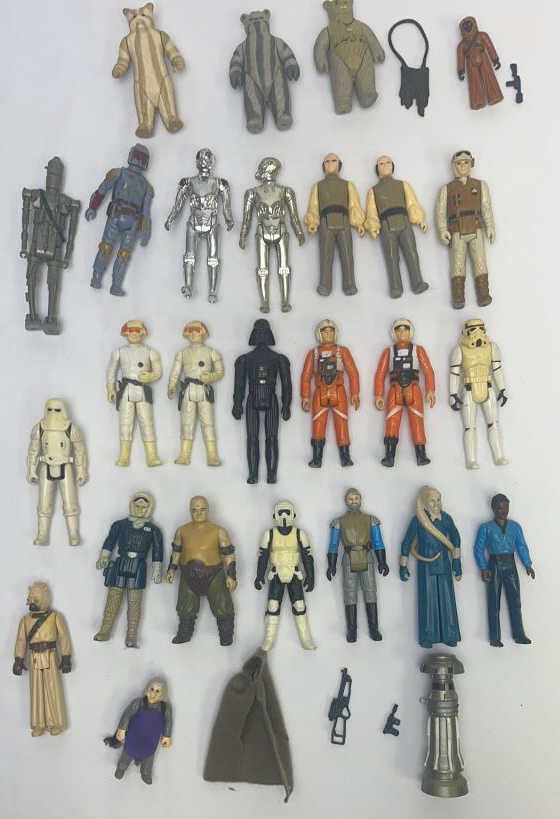 Vintage Kenner Star Wars 27 Loose Action Figures Lot of 27 vintage Kenner action figures. Heavy (1 of 13)