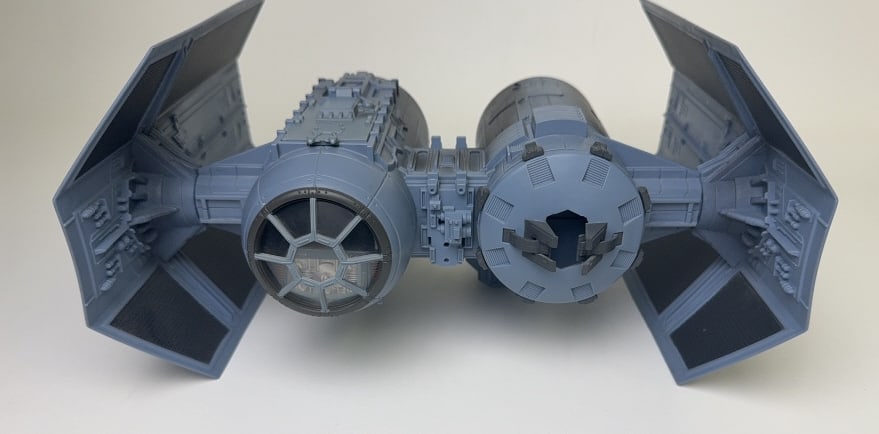 Star Wars Tie Bomber with Pilot 2002 Hasbro Tie Bomber Ship from 2002 with pilot. No bombs included. (1 of 11)