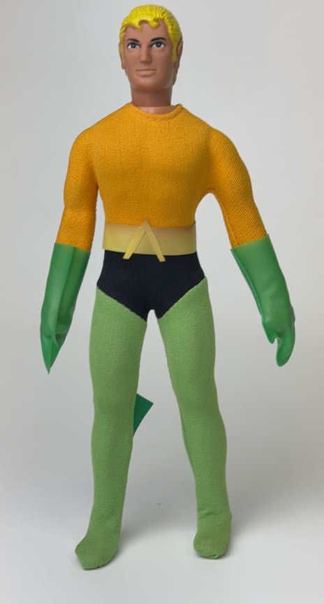 Vintage Mego 8 inch Aquaman Action Figure 1974: Complete All original no reproduction parts. Excellent condition.