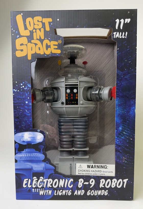 Diamond Select Toys Lost in space Electronic B-9 Robot;11" Tall Robot toy electronics untested (1 of 6)
