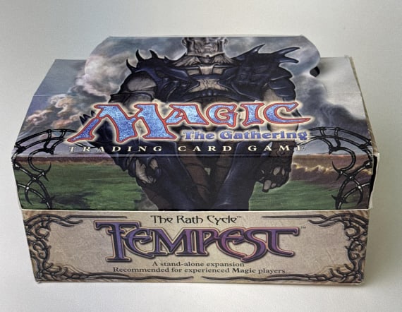 Magic the Gathering Tempest Starter Deck Box Open everything has been opened. One box is Mirage (1 of 4)