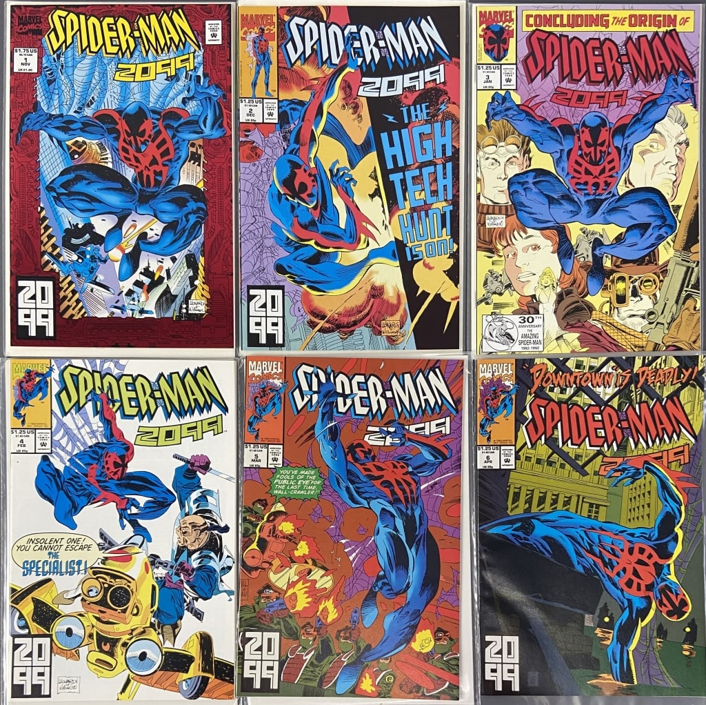 Spider-Man 2099 Issues 1-6 1992 & 1993 Six issues of Spider-Man 2099. (1 of 14)