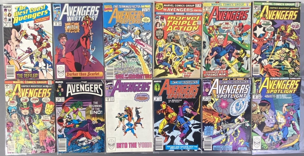 Avengers Comic Books Set of Twelve, West Coast Twelve Avengers and West Coast Avengers Comic Books (1 of 15)